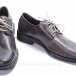 Cole Haan C09810 dark brown 8.5 leather lace plain up toe oxford shoe NEW $188
