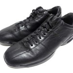COLE HAAN MENS BLACK LEATHER SNEAKERS SHOES SIZE 11.5 M
