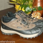 TIMBERLAND LEATHER DUCK BOOT HIKING TRAIL LIGHT WEIGHT SHOES CLIMBING 10.5 MENS