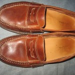 MENS 10 M BROWN LEATHER COLE HAAN SLIP ON PENNY LOAFERS CASUAL DRESS SHOES