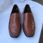 COLE HAAN BROWN LEATHER SLIP ON  LOAFERS  MENS SIZE 9.5 MEDIUM