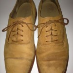 Men’s Beige/Tan TIMBERLAND SHOES Leather Waterproof lace up Oxfords SZ 12 M