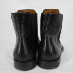 HUGO BOSS Mens Black Leather Ankle Boots Size 9