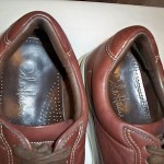 COLE HAAN NIKE AIR MEN BROWN LEATHER LACE UP OXFORD SHOES SZ 9.5 M