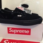 Supreme Vans The Era Black Size 10 Velvet Jeremy ASAP BNWT CDG flyknit Bruce Lee
