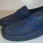Cole Haan Nike:Air Penny Loafers Blue SOFT Leather Mocans Slip-On  Driving Shoes