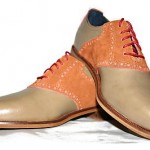 Cole Haan Carter Saddle RBR Oxfords Brown Khaki Tan