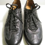 Cole Haan Nike Air Black Leather Fashion Sneakers, Size 9 M