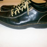 COLE HAAN NIKE AIR SERIES BLACK LEATHER TIE UP OXFORD SHOE SIZE 9M