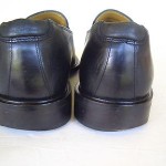 Mens Cole Haan Nike Air Shoes Size 9 M Black Leather Slip Ons Loafers