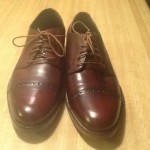 MENS COLE HAAN SHOES NWOB CAP TOE MADISON  BROWN OXFORD GREAT LOOK SIZE 8.5 M