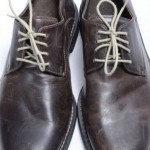 Cole Haan C09810 dark brown 8.5 leather lace plain up toe oxford shoe NEW $188