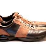 Mens Cole Haan 11.5 M Air Oxford Suede Brown Black Lace Up Dress Shoes
