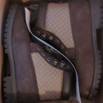 Timberland 6″ Brown & Orange Panel Boots