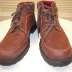 Clarks Brown 33856 Mens Leather  Ankle  Boot Size 10 1/2  M