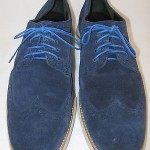 Cole Haan LunarGrand Wingtip Blue Suede Shoes US10-M