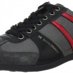 Hugo Boss Men’s Fashion Shoes Simbad IV Charcoal Sneakers