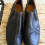 COLE HAAN Mens 12 M Black Leather Casual Shoes Loafers