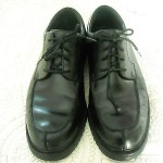 MENS COLE HAAN BLACK LEATHER OXFORDS – SZ M