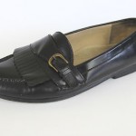COLE HAAN CITY Men’s Black LEATHER Slip on LOAFERS w/ Buckle Size 10.5 D
