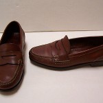 Cole Haan Country Mens Brown Leather Penny Loafers Shoes Slip Ons Size 10.5W F/S