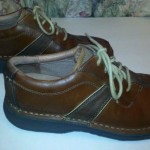 MENS BROWN SUEDE LEATHER CLARKS Casual SHOES 30343 size 8 M