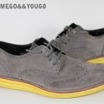 Cole Haan LunarGrand Mens Wingtip Suede Lace Up Oxfords Brown size 12