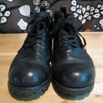 Men’s DIESEL Workmate II Classic Black Leather Ankle Boots Sz 10.5 / EU 44