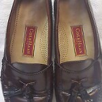 Cole Haan Sz 10.5 mens burgandy leather Pinch Air tassel moc EUC!!