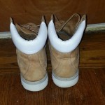 Timberland Rare!!!!!  ( white soles and white collar) 6″Original Premium Boots