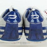 Mens Diesel Stylish Gray/Blue Leather Fashion Sneakers Shoes Sz. 13