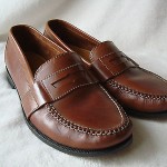 COLE HAAN MENS BROWN LEATHER LOAFERS SIZE 12 W
