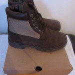 Timberland 6″ Brown & Orange Panel Boots