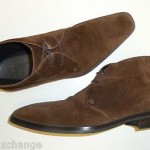 Hugo Boss Men’s Brown Suede Ankle Boots Shoes European size 44 = US 10.5