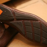 Men’s Hugo Boss Brown Leather Loafers Driving Shoes Size UK 10