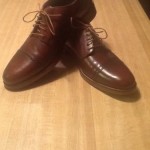 MENS COLE HAAN SHOES NWOB CAP TOE MADISON  BROWN OXFORD GREAT LOOK SIZE 8.5 M