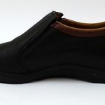 Men’s Cole Haan Nike Air Black Leather Slip on Shoes Size 9