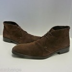 Hugo Boss Men’s Brown Suede Ankle Boots Shoes European size 44 = US 10.5