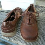 NIB Clarks Mens Brown Leather Shoes Size 9M