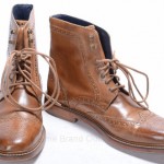 Cole Haan C10965 11 Air Harrison Lace Boot brown leather Wingtip ankle shoe $298