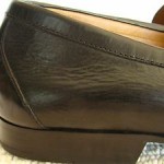 $168 PINCH PENNY COLE HAAN BLACK LEATHER LOAFERS SZ 9D INDIA