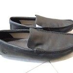 TIMBERLAND 96523 ONUMA DRIVER BLACK LEATHER SHOES SIZE  US 10.5W