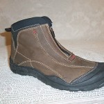 CLARKS MUCKERS MEN NICE RUSTIC BROWN LEATHER ZIP-UP WATERPROOF CHUKKA BOOTS 10M