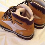 56033 Timberland Fabric & Leather Wheat W/Ivory Euro Hiker Boot Size 10.5M NEW