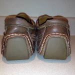 COLE HAAN NIKE AIR BROWN LEATHER SLIP-ON VELCRO DRIVING LOAFERS G SERIES 10.5 M