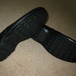 NEW COLE HAAN ZENO BLACK LEATHER SPLIT TOE SLIP ONS WITH ELASTIC GORE ON SIDE-15