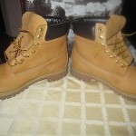 Timberland 6″ 6 Inch 10061 Wheat Construction bottoms gum bottoms sz size 12