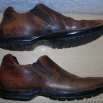 Mens Comfort COLE HAAN “Zeno” Brown Leather Loafers Pull On Slip On Shoes 9 M