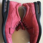 MENS COLE HAAN NIKE AIR CONNER STRAP SUEDE LEATHER SHOES LACE BURGUNDY 9.5 NEW