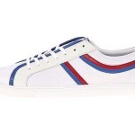 Hugo Boss Mens Loinod Open White Casual Lace-Up Sneakers Shoes